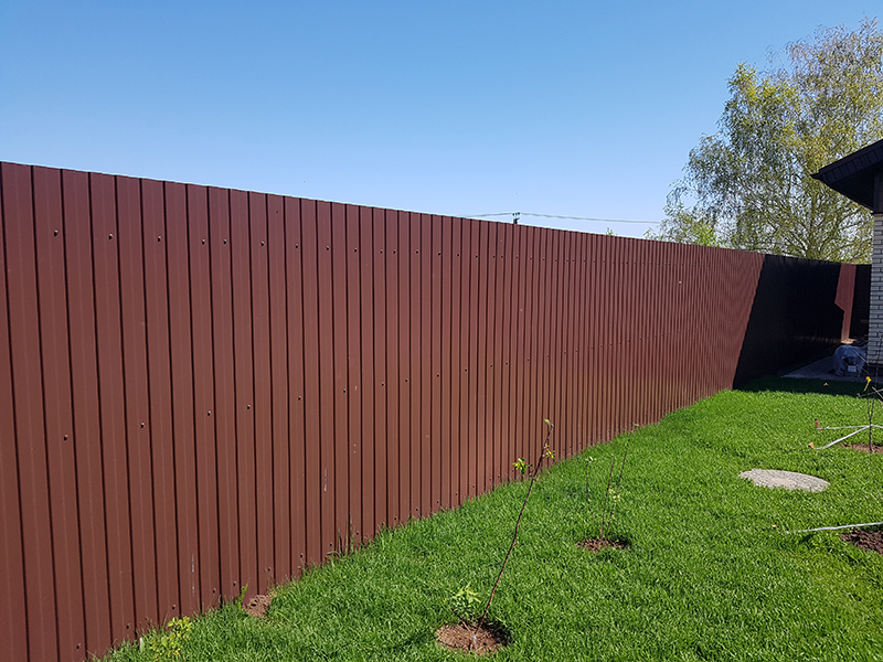 заборы из профлиста